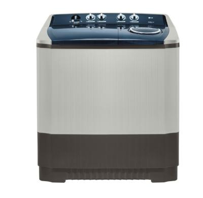 غسالة ال جي حوضين 14 كيلو رمادي فاتح -WTT1410OL1