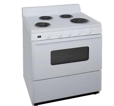 فرن كهرباء كلفنيتور 4 عيون حلزوني ابيض (امريكي)