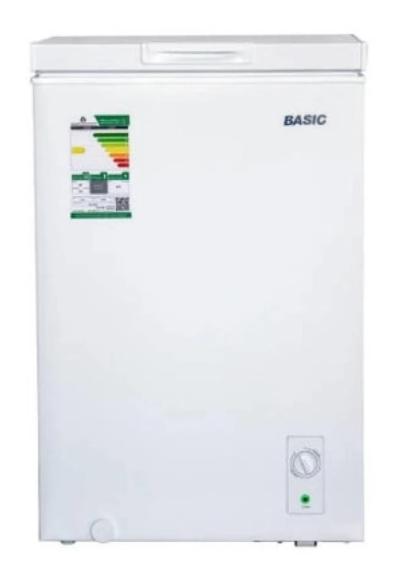 فريزر سطحي بيسك أبيض 3.5 قدم 99 لتر انفرتر - BCF-M100V