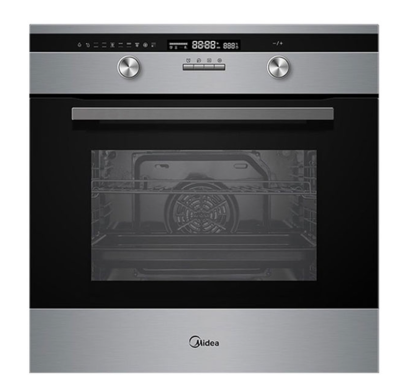 ميديا فرن كهرباء بلت ان 60 سم, 70 لتر, 9 وظائف, مؤقت ديناميكي مع مروحه, استيل - 65DAE40139